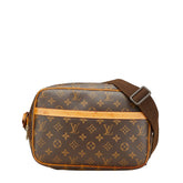 ルイ ヴィトン モノグラム リポーターPM ショルダーバッグ M45254 ブラウン PVC レザー レディース LOUIS VUITTON 【中古】